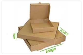 caja carton pizzas faencar