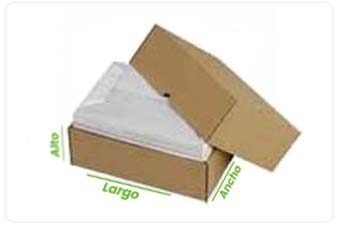 caja carton telescopica