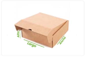 caja carton autoarmable